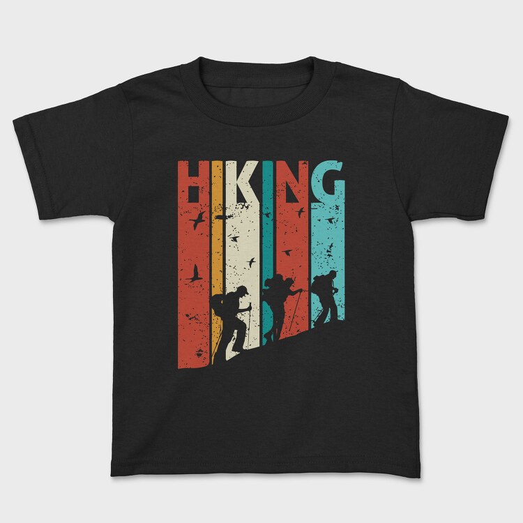 Hiking Retro Vibes, Tricou Copii