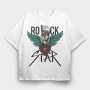 Rockstar Wings, Tricou Oversize Barbati (Unisex)