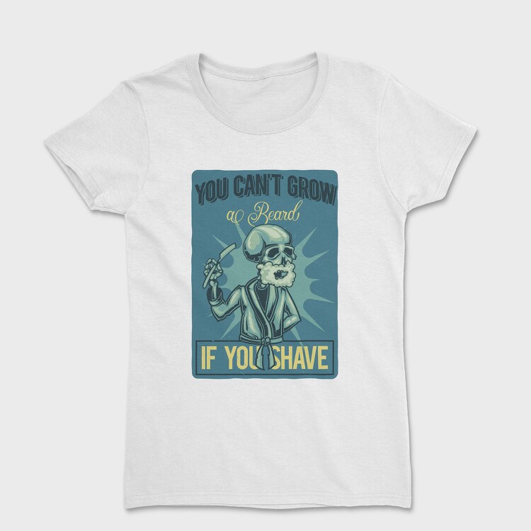Skull Beard Shave, Tricou Femei