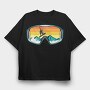 Snowboard Goggles, Tricou Oversize Barbati (Unisex)