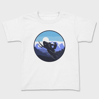 Snowboarders Moonrise, Tricou Copii