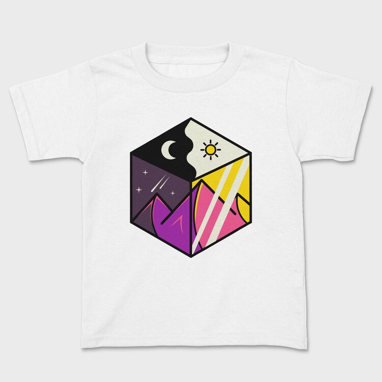 Solar Eclipse Cube, Tricou Copii