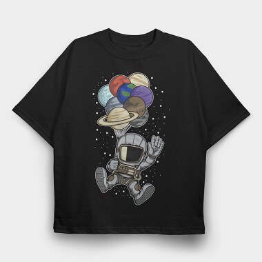 Space Explorer 1, Tricou Oversize Barbati (Unisex)