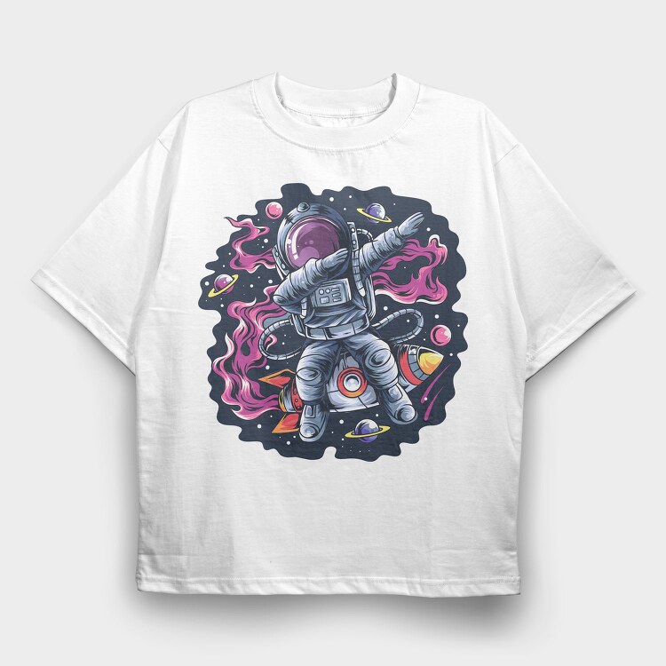 Space Explorer 3, Tricou Oversize Barbati (Unisex)