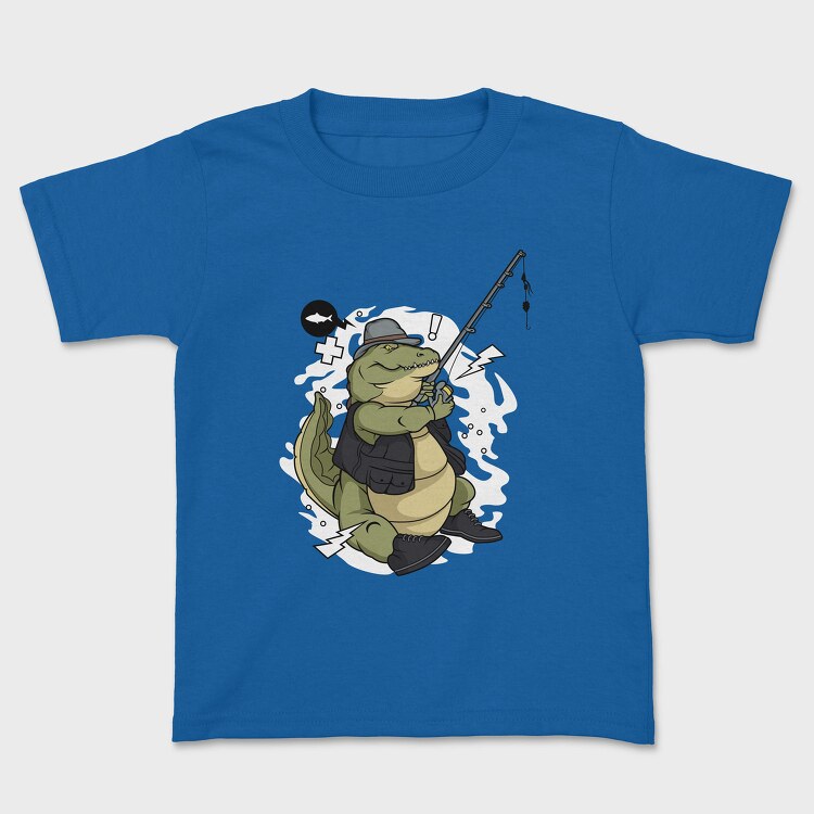 Crocodile Fishing Buddy, Tricou Copii