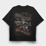 Custom Motorcyles Build Not Bought, Tricou Oversize Barbati (Unisex)