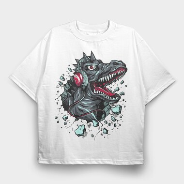 Dino Rage, Tricou Oversize Barbati (Unisex)
