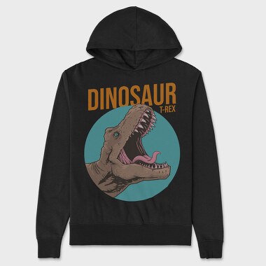 Dino Roar T Rex, Hanorac Oversize Barbati (Unisex)