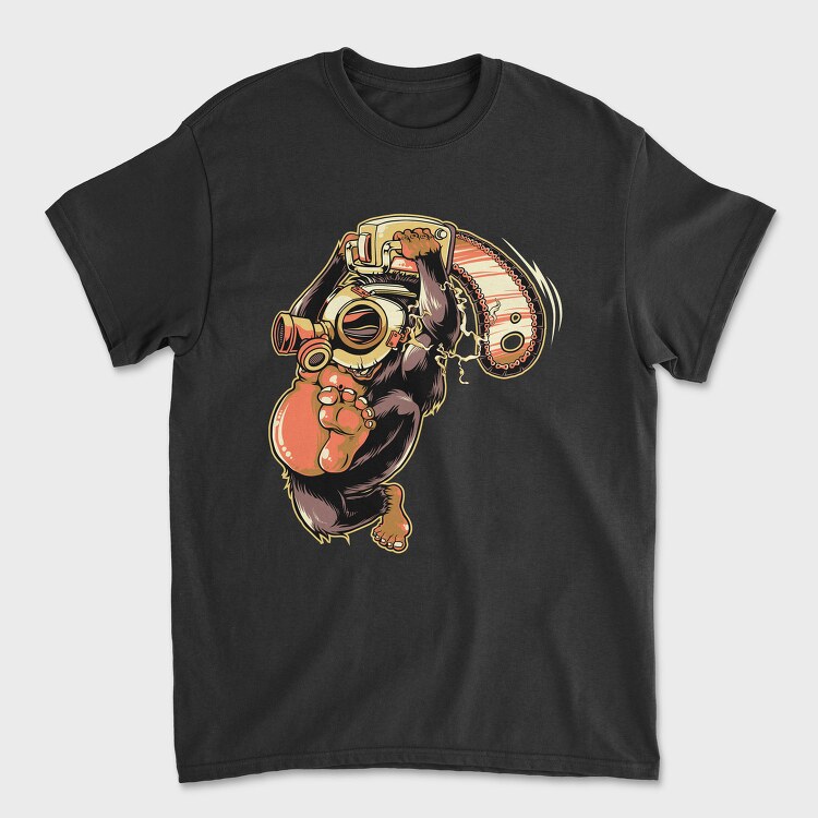 Diving Monkey, Tricou Barbati (Unisex)