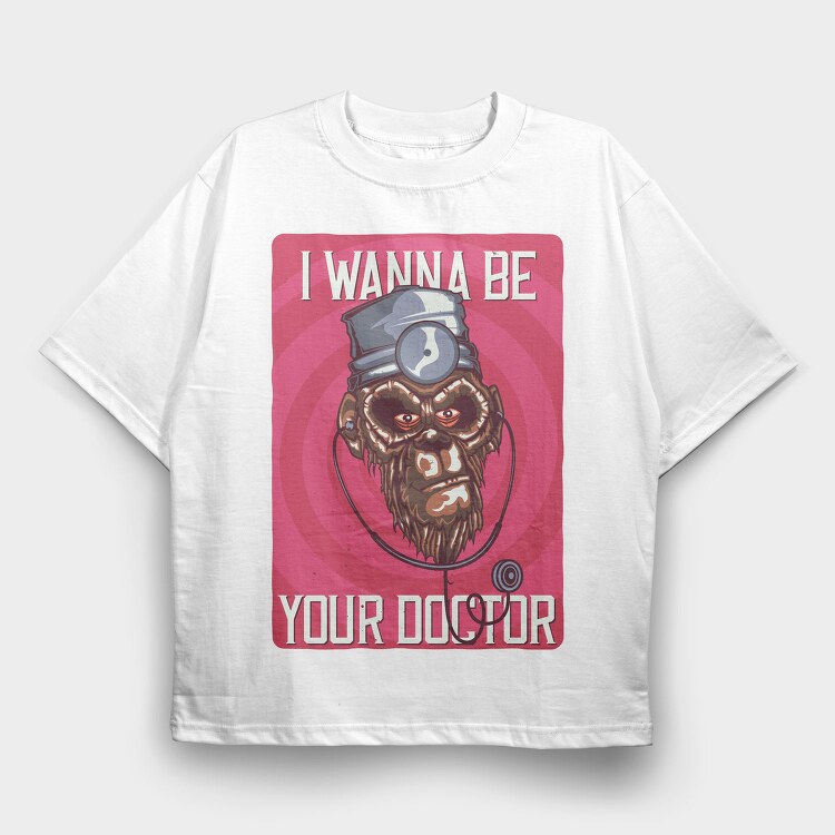 Doctors Bebe, Tricou Oversize Barbati (Unisex)