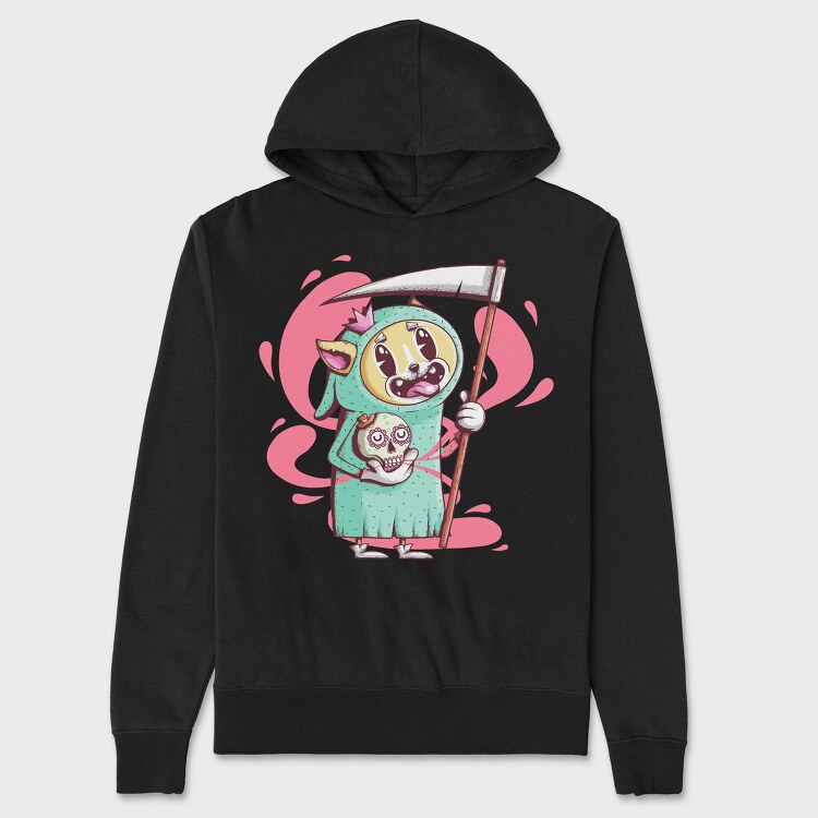 Deathly Catrina, Hanorac Oversize Barbati (Unisex)