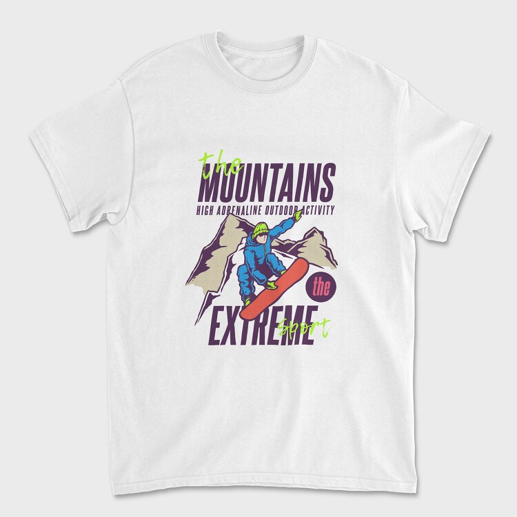 Jump High, Tricou Barbati (Unisex)