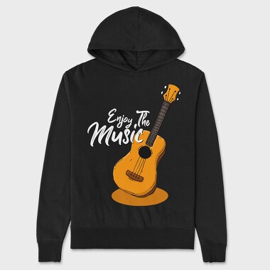 Guitar Music Joy, Hanorac Oversize Barbati (Unisex)