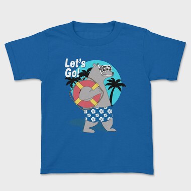 Lets Go Snorkel Bear, Tricou Copii