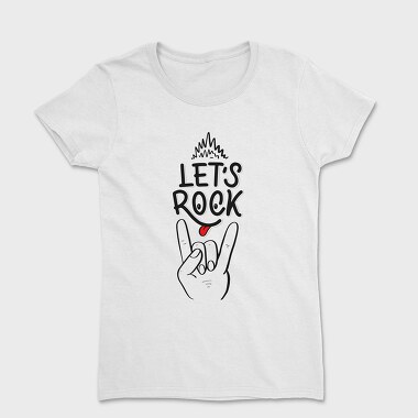 Lets Rock Hand Sign, Tricou Femei
