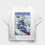 Life Better Slopes, Tricou Oversize Barbati (Unisex)
