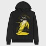 Life Is Better Banana, Hanorac Oversize Barbati (Unisex)