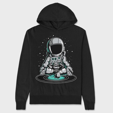 Space Meditate, Hanorac Oversize Barbati (Unisex)