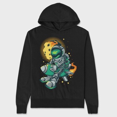Space Rocket Buddy, Hanorac Oversize Barbati (Unisex)