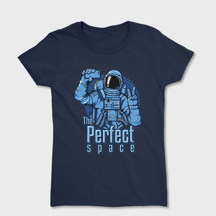 Space Selfie Astronaut, Tricou Femei