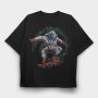 Space Skater 2, Tricou Oversize Barbati (Unisex)
