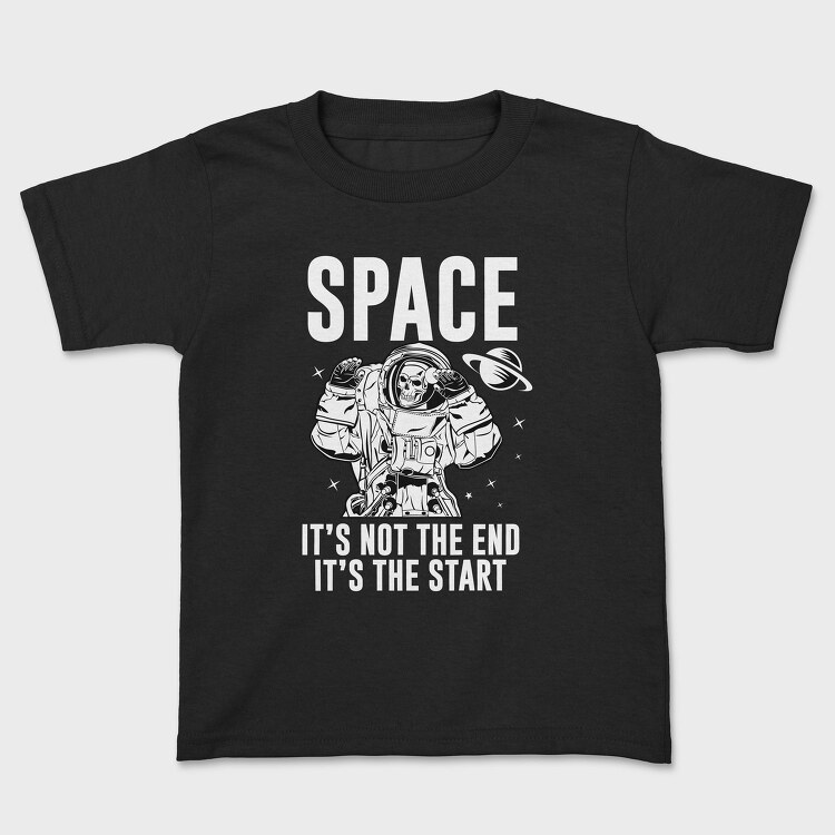Space Skeleton Salute, Tricou Copii