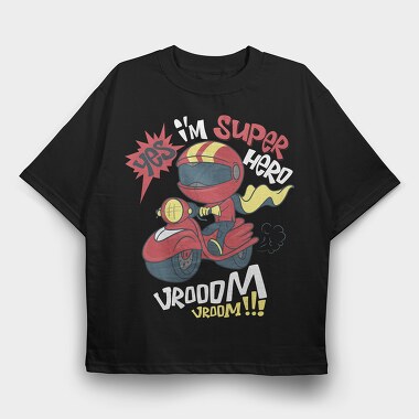 Super Vroom Racer, Tricou Oversize Barbati (Unisex)