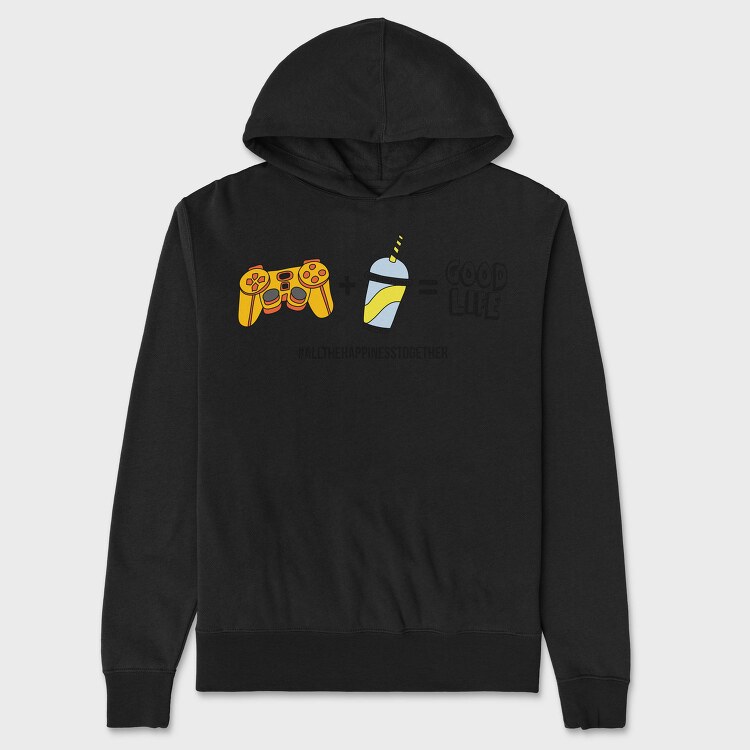 Gamer Juice Life, Hanorac Oversize Barbati (Unisex)