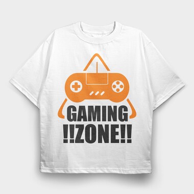 Gaming Zone Controller, Tricou Oversize Barbati (Unisex)