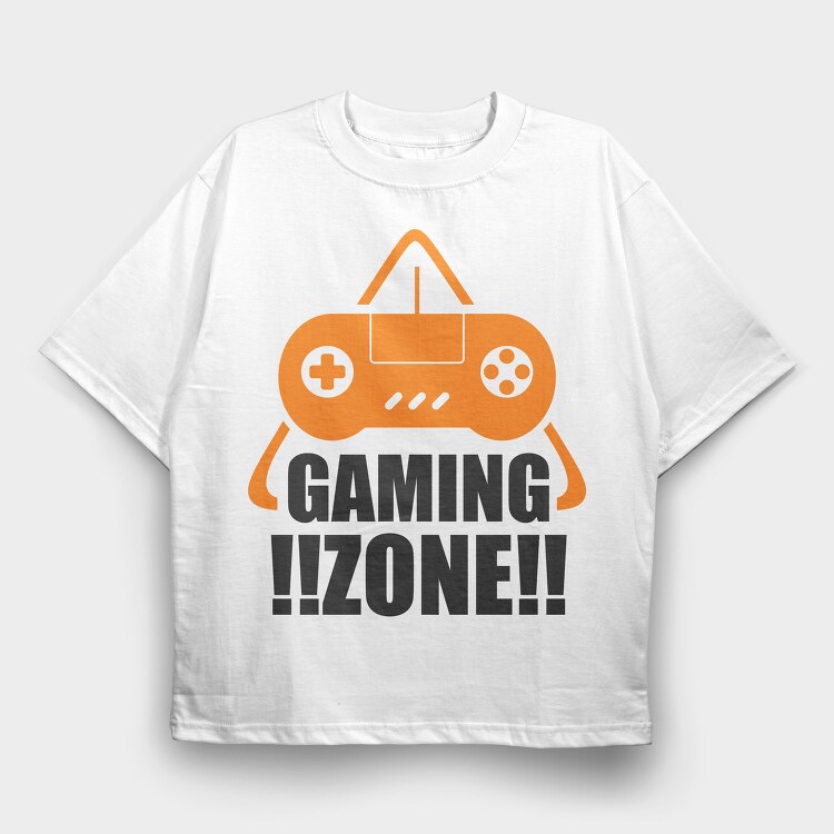 Gaming Zone Controller, Tricou Oversize Barbati (Unisex)