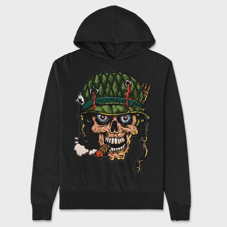 Hell And Back Skull, Hanorac Oversize Barbati (Unisex)