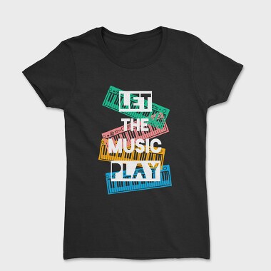 Music Keys Stack, Tricou Femei