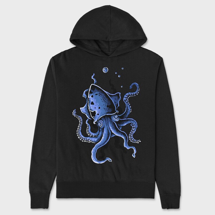Octopus Splash, Hanorac Oversize Barbati (Unisex)