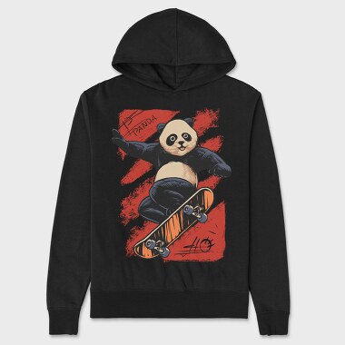 Panda Skateboarding, Hanorac Oversize Barbati (Unisex)