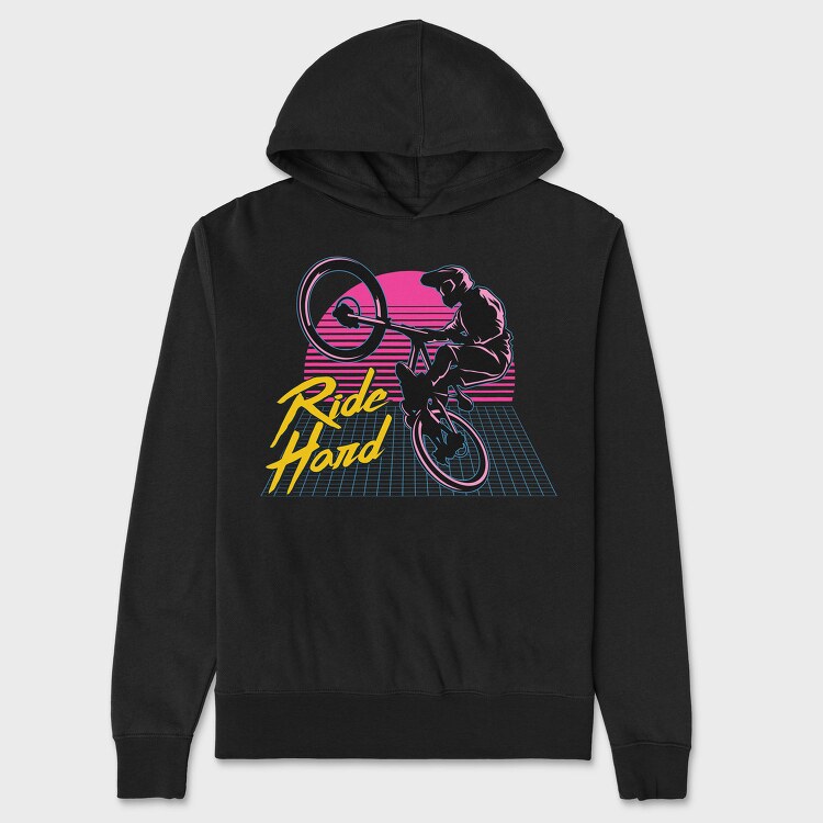 Ride Hard Bmx, Hanorac Oversize Barbati (Unisex)