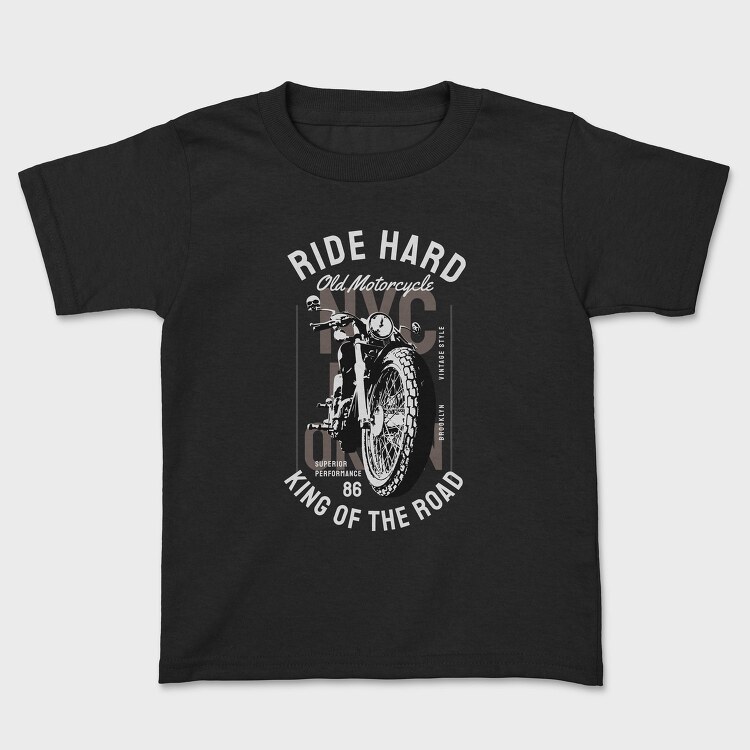Ride Hard Nyc King, Tricou Copii