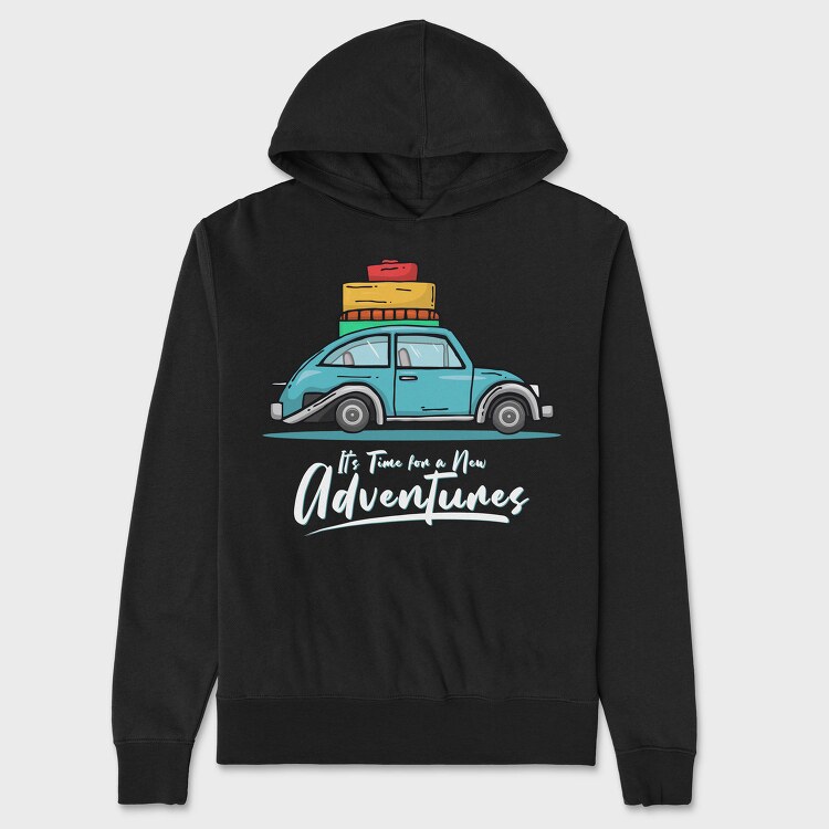 Road Trip Adventure, Hanorac Oversize Barbati (Unisex)