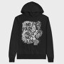 No Pain No Gain Gym Girl, Hanorac Oversize Barbati (Unisex)