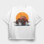 Offroad Beast, Tricou Oversize Barbati (Unisex)