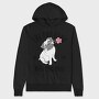 Pug Flower Club, Hanorac Oversize Barbati (Unisex)