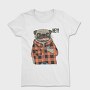 Pug Hey Plaid, Tricou Femei