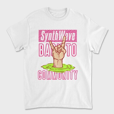 Synthwave, Tricou Barbati (Unisex)