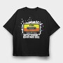 Rock And Roll Cassette 1, Tricou Oversize Barbati (Unisex)