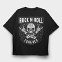 Rock N Roll Forever, Tricou Oversize Barbati (Unisex)