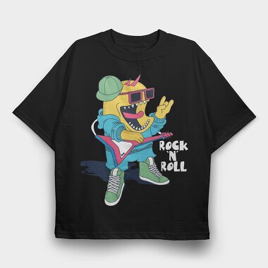 Rockstar Guitar Dude, Tricou Oversize Barbati (Unisex)