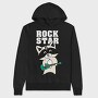 Rockstar Raccoon, Hanorac Oversize Barbati (Unisex)