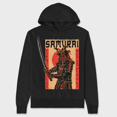 Samurai Fight Club, Hanorac Oversize Barbati (Unisex)