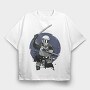 Samurai Knight, Tricou Oversize Barbati (Unisex)