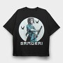 Samurai Warrior 1, Tricou Oversize Barbati (Unisex)