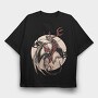 Santas Dragon, Tricou Oversize Barbati (Unisex)